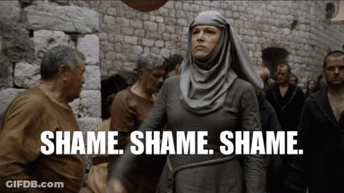 Woman In Hijab Shame Shame Shame Men GIF