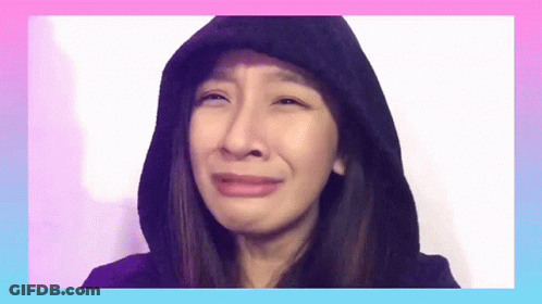 Woman In Hooded Jacket Crying GIF