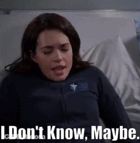 Woman In Hospital Bed Says I Don't Know GIF