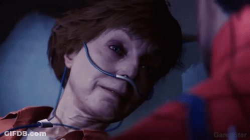 Woman In Hospital Bed With Oxygen Mask GIF