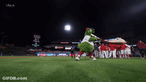 Woman In Inflatable Cow Costume Needs More Cowbell GIF