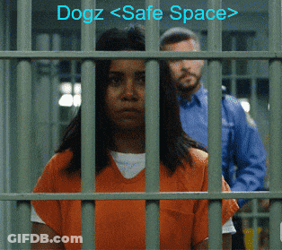 Woman In Jail Cell Dogz Safe Space GIF