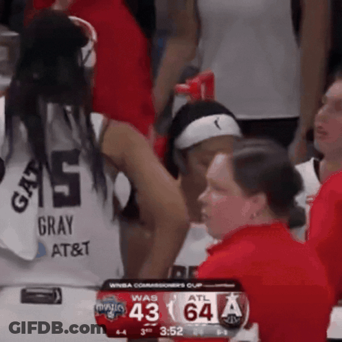 Woman In Jersey Number 15 GIF