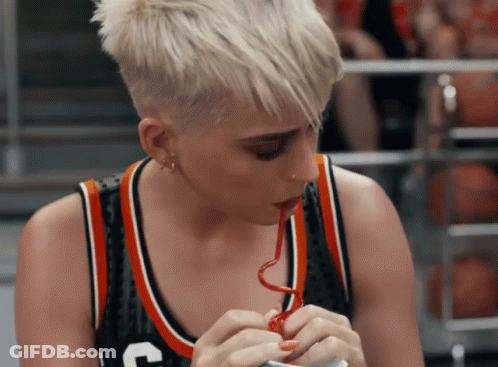 Woman In Jersey With Letter C GIF