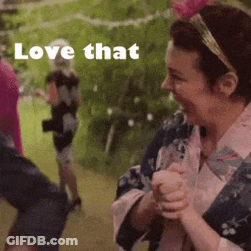 Woman In Kimono Fist Bump Love That GIF