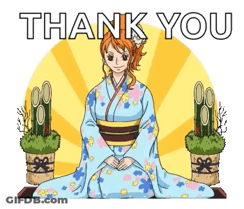 Woman In Kimono Saying Thank You GIF