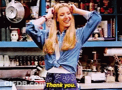 Woman In Kitchen Saying Thank You GIF