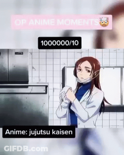 Woman In Lab Coat Mask Talking Anime Moments GIF