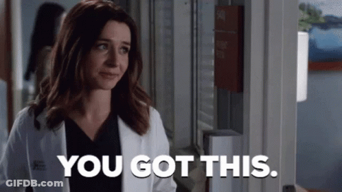 Woman In Lab Coat Saying You Got This GIF