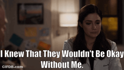 Woman In Lab Coat Says I Knew That They Wouldn't Be Okay Without Me GIF