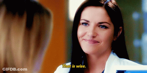 Woman In Lab Coat Says That Is Wise GIF