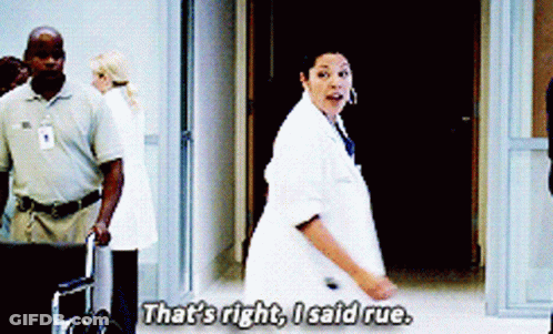Woman In Lab Coat Says That's Right I Said Rue GIF