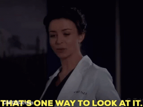 Woman In Lab Coat That's One Way To Look At It GIF