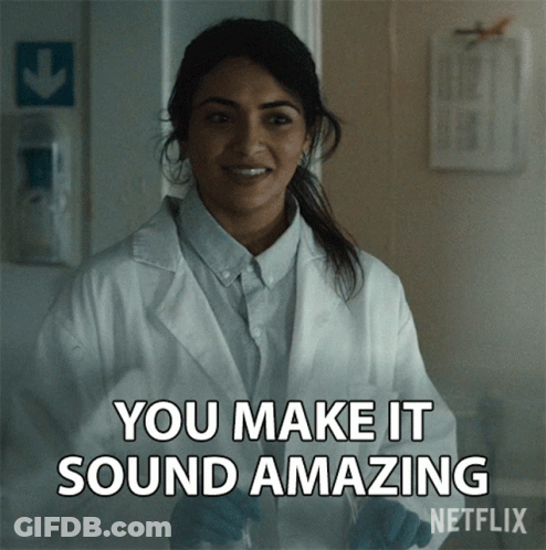 Woman In Lab Coat You Make It Sound Amazing Netflix GIF