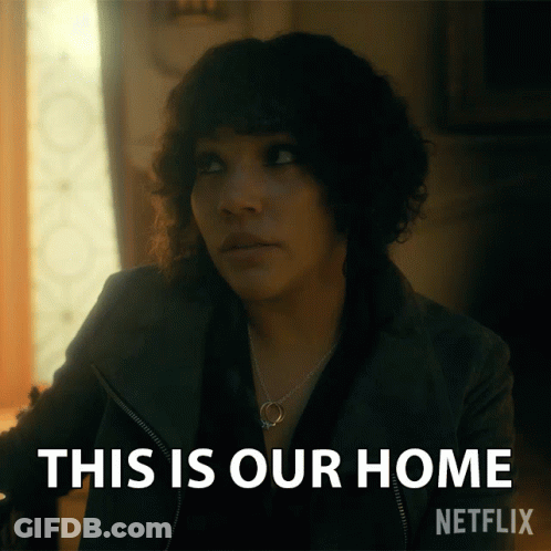 Woman In Leather Jacket Netflix Ad GIF