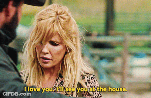 Woman In Leopard Print Shirt Says I Love You GIF