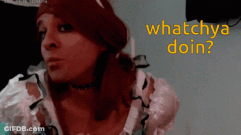 Woman In Maid Costume Asking What GIF