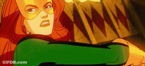 Woman In Mask And Green Costume GIF