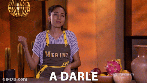Woman In Merino Apron Says A Darle GIF