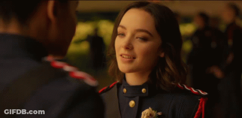Woman In Military Uniform Saying Yes Ma'am GIF
