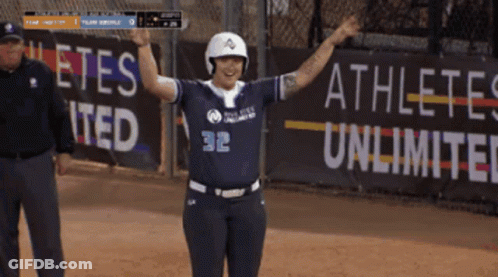 Woman In Number 32 Jersey Athletes Unlimited GIF