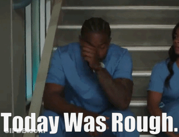 Woman In Orange Dress Saying I Don't Want To Be Here GIF
