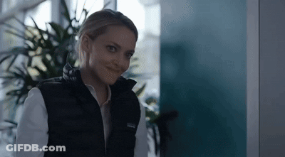 Woman In Patagonia Vest Smiling GIF