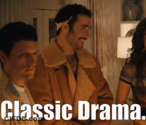 Woman In Pink And Black Sweater With Heart HBO Max GIF
