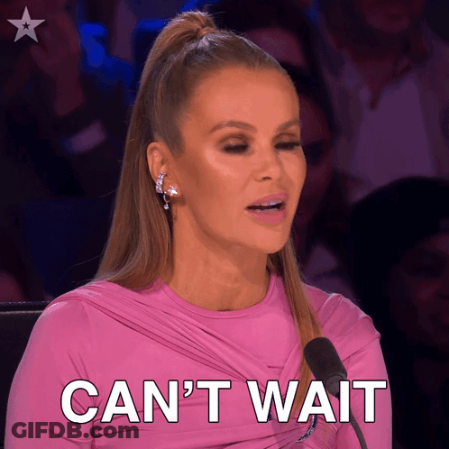 Woman In Pink Dress Can't Wait GIF