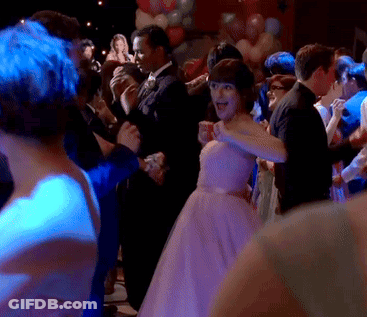 Woman In Pink Dress Dancing GIF