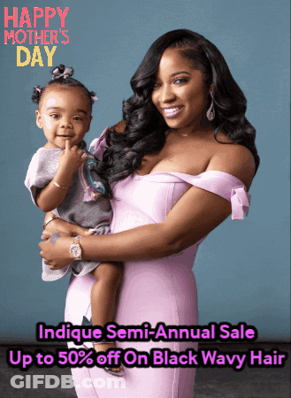 Woman In Pink Dress Holding Girl Happy Mother's Day GIF