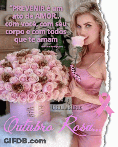 Woman In Pink Dress Holding Rose GIF