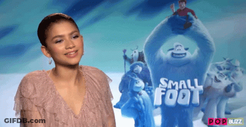 Woman In Pink Dress In Front Of Foot Poster GIF