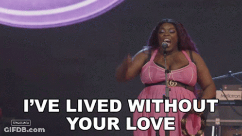 Woman In Pink Dress Singing For So Long GIF