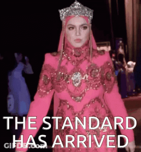 Woman In Pink Dress The Standard Has Arrived GIF
