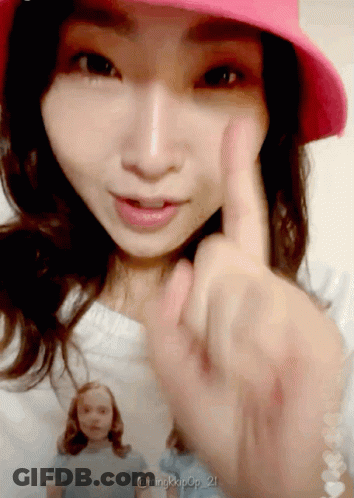 Woman In Pink Hat Giving Thumbs Up GIF