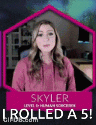 Woman In Pink Hoodie Skyler I Rolled A 5 GIF