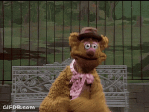 Woman In Pink Jacket Holding Cardboard Box Says What Is It This Time GIF