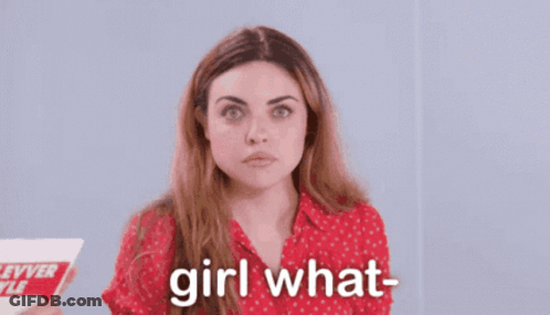 Woman In Pink Jacket Sitting On Toilet GIF