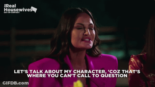 Woman In Pink Jacket Talking GIF