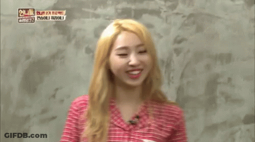 Woman In Pink Plaid Shirt Making Funny Face GIF