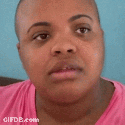 Woman In Pink Shirt Close Up GIF