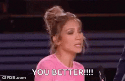 Woman In Pink Shirt Saying You Better At Microphone GIF