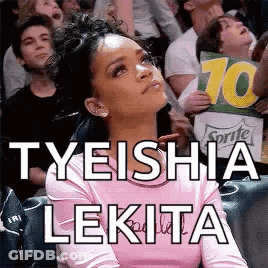 Woman In Pink Shirt Watching Basketball Game GIF