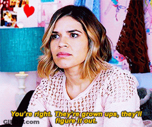 Woman In Pink Sweater Saying You're Right GIF