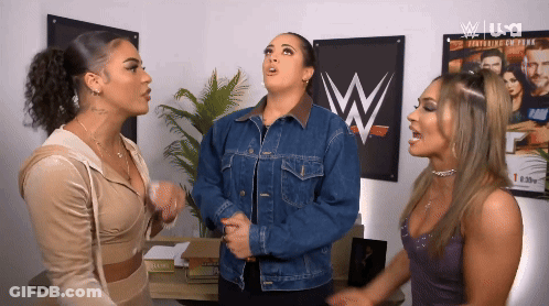 Woman In Pink Top Dancing In Ring GIF