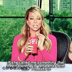Woman In Pink Top Holding Red Coca Cola Cup GIF