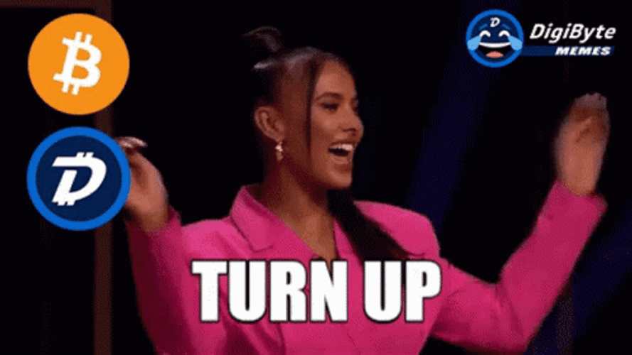 Woman In Pink Turn Up Lets Party GIF