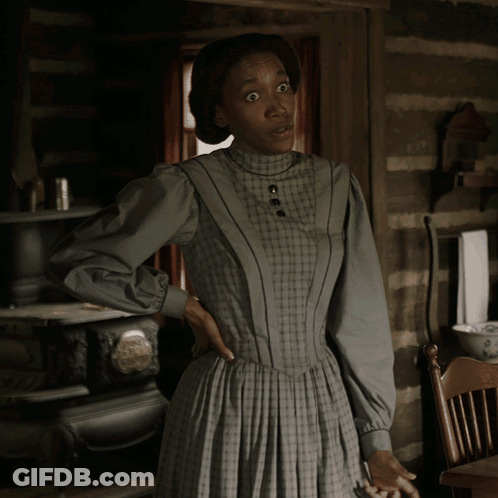 Woman In Plaid Dress Says You Know Better GIF
