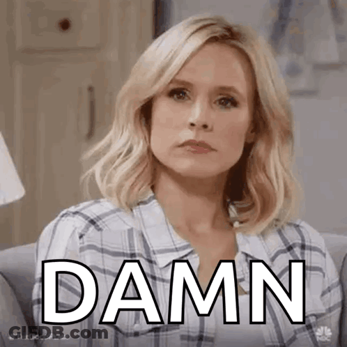 Woman In Plaid Shirt Making Face GIF